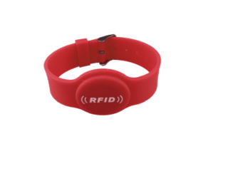 RFID Armband ställbar storlek Mifare1k Färg: Röd