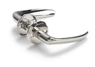 Dörrhandtag Trycke A696 38-70mm Nickel - Habo