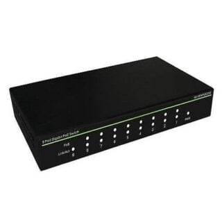 Switch Ultratech 9-portars Gigabit 8 xPoE  130W