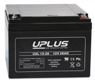 Batteri 12V 28Ah UPLUS 10-12 År Pro Version