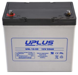 Batteri 12V  55Ah UPLUS 10-12 År Pro Version
