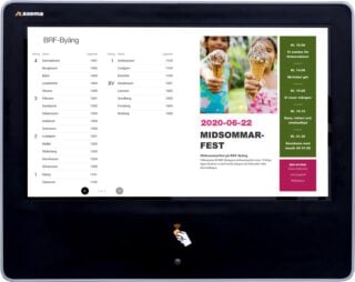 INFO- & BOKNINGSSKÄRM C205