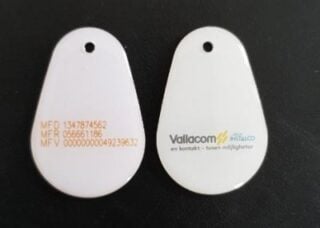 Epoxy Mifare1k & Salto Nr & Logo Vallacom
