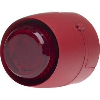 Cranford Controls 511-099L VTB Sounder / Beacon, Grunt Bas, Röd Kropp, Gul Lins