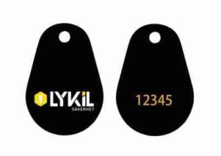 Uranus PRO Svart Hitag2  Nr & Logo LYKIL