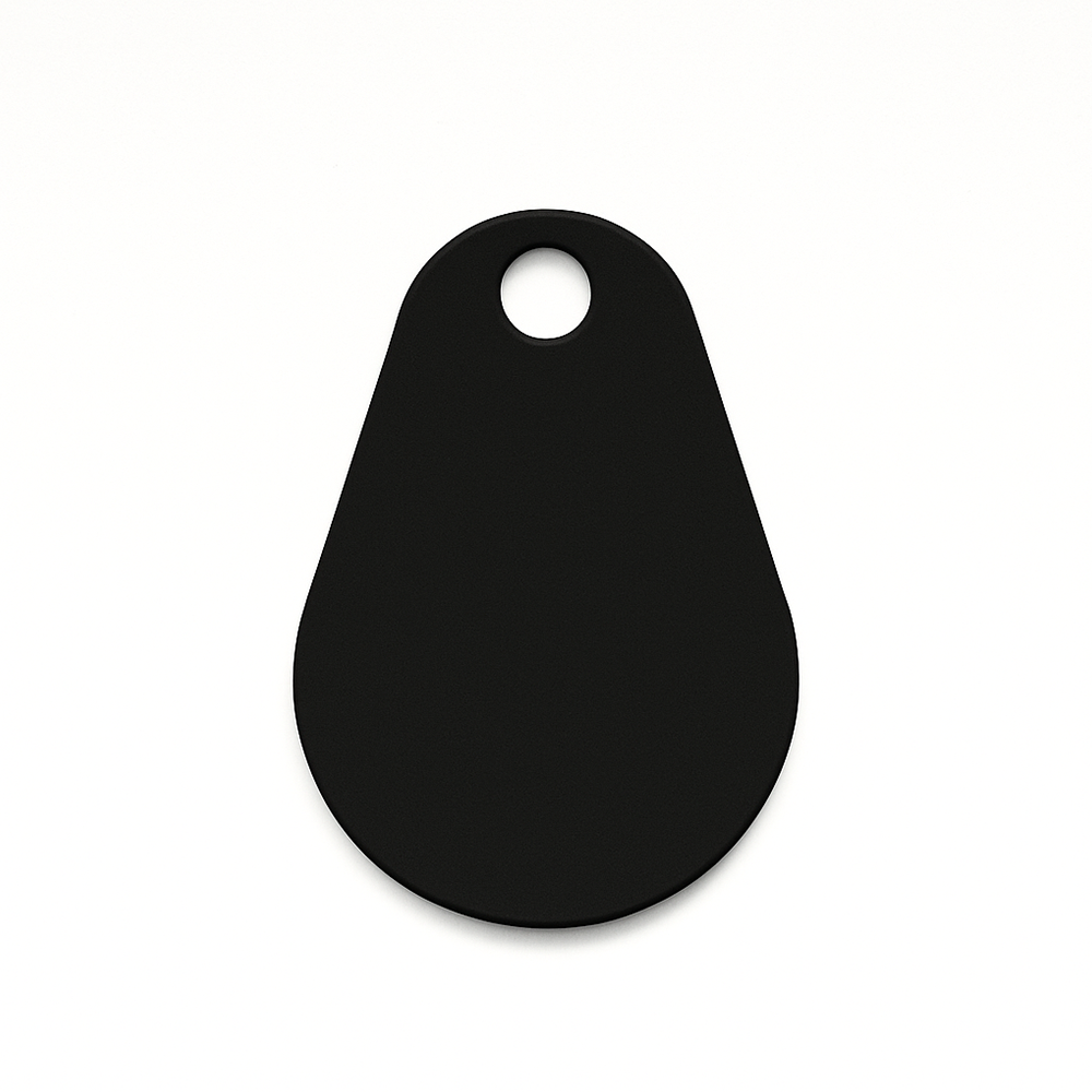 Ekologisk MIFARE 1K RFID-tagg Svart – Vortex Eco (100% återvunnet material)