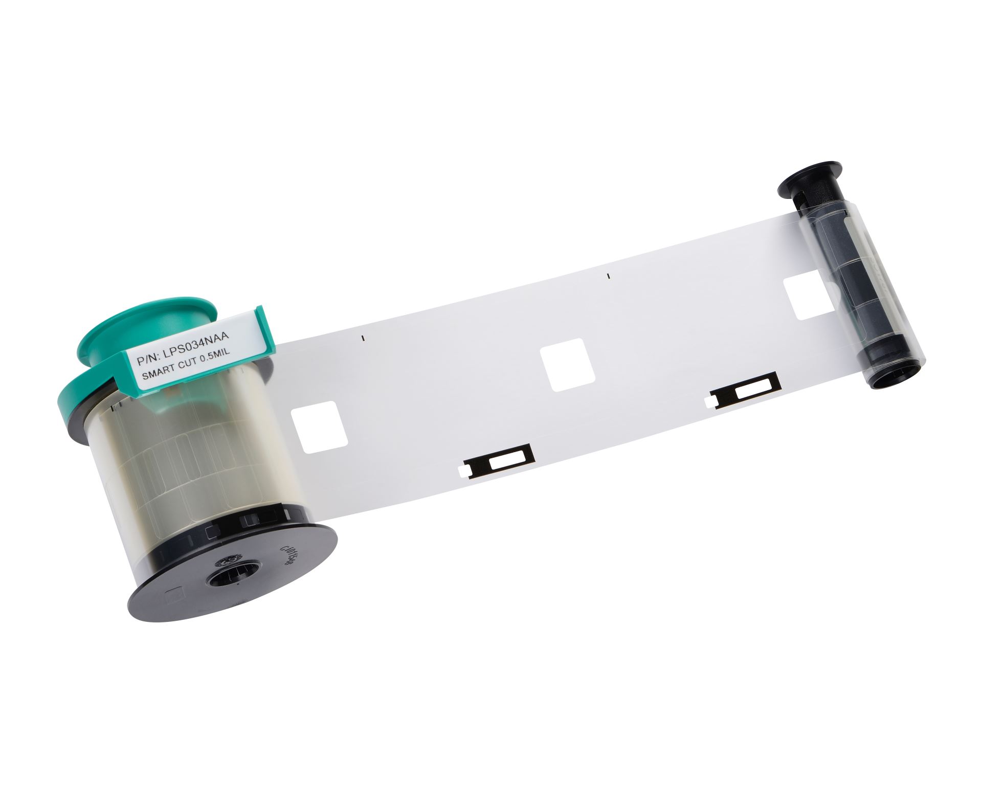 Evolis LPS034NAA 0.5 mil
transparent Smart-Cut patchband (600 utskrifter) - Bild 2