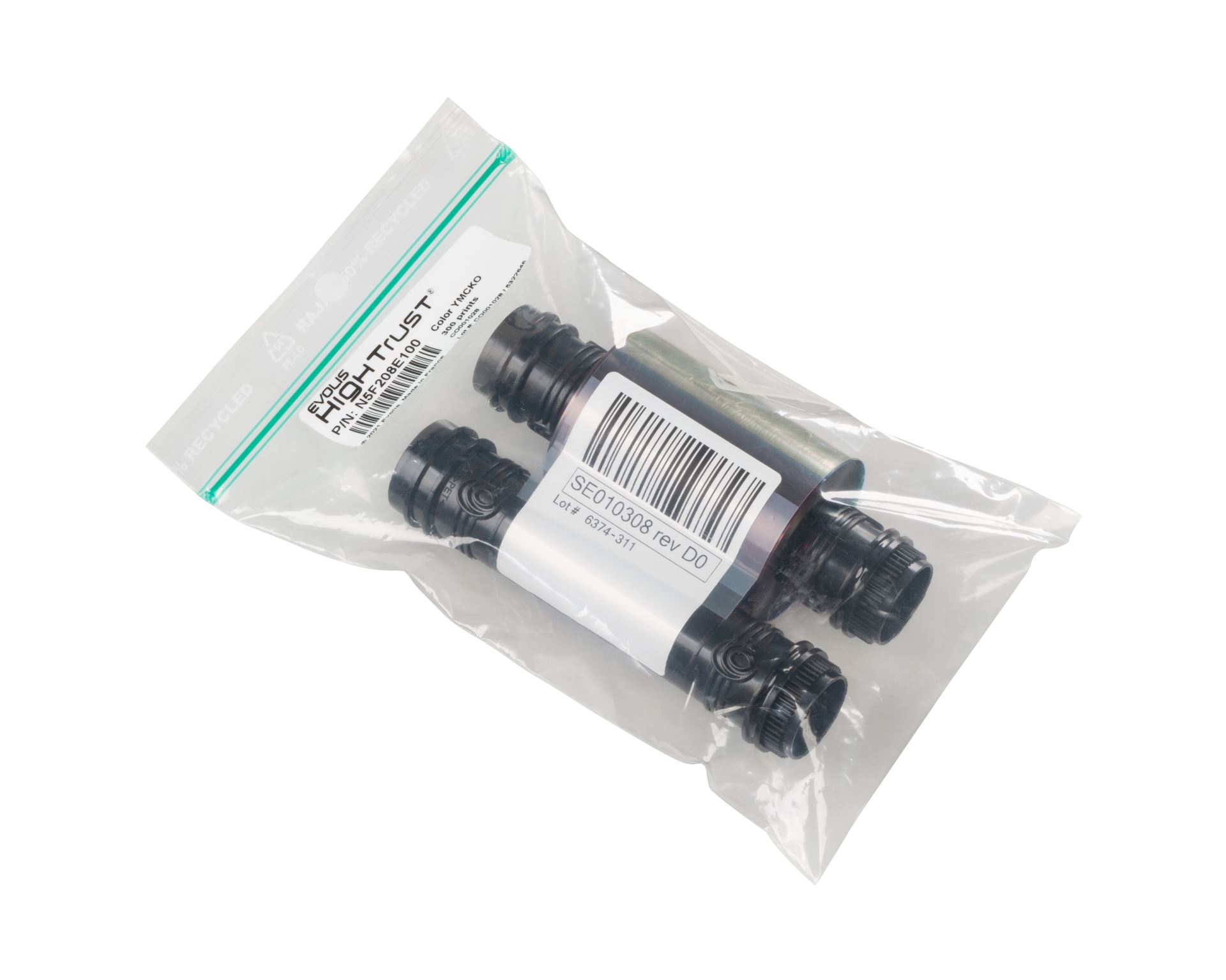 Evolis N5F208E100 Easy4Pro
YMCKO färgband (300 utskrifter) - Bild 3