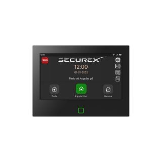 SecureX Connect Pro Central med touchskärm - Svensk version med 4G och app
