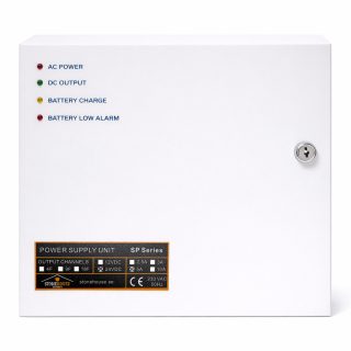 Batteribackup 24V 5A med UPS-funktion för passersystem