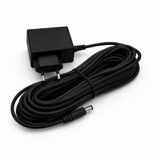 Nätadapter 12V 2A – AC/DC Strömadapter – 5m Kabel – Svart