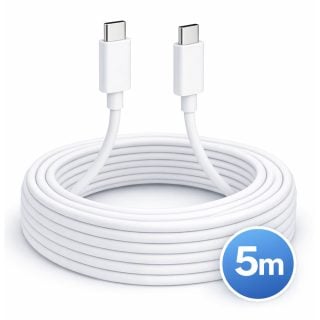 USB C Kabel 5m – USB-C till USB-C Strömkabel
